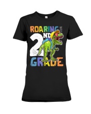Roaring 2nd Grade Dinosaur T Rex Premium Fit Ladies Tee tile