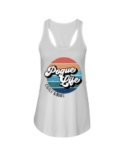pugue life outer bank retro Ladies Flowy Tank tile