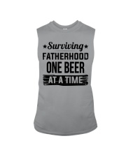 Surviving fatherhood one beer 2 Sleeveless Tee tile