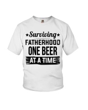 Surviving fatherhood one beer 2 Youth T-Shirt tile