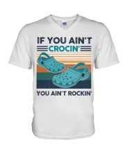 You Aint Rockin V-Neck T-Shirt tile