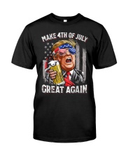 Trump Make 4th of July Great Again Classic T-Shirt front
