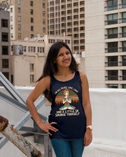 yoga hippie vintage Ladies Flowy Tank lifestyle-bellaflowy-tank-front-3