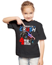 I'm ready to crush 4th Grade-truck Youth T-Shirt lifestyle-youth-tshirt-front-2