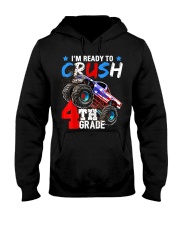 I'm ready to crush 4th Grade-truck Hooded Sweatshirt tile