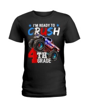 I'm ready to crush 4th Grade-truck Ladies T-Shirt tile