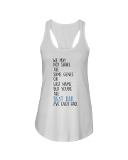 the best dad i've ever had - stepdad Ladies Flowy Tank tile