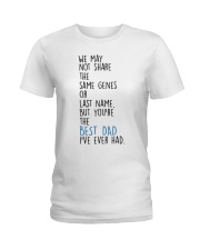 the best dad i've ever had - stepdad Ladies T-Shirt tile