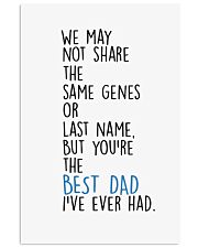 the best dad i've ever had - stepdad Vertical Poster tile