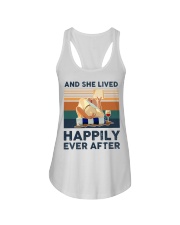 and she lived happily ever after Ladies Flowy Tank tile