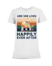 and she lived happily ever after Premium Fit Ladies Tee tile