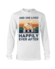 and she lived happily ever after Long Sleeve Tee tile