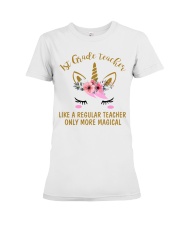 1st grade teacher Premium Fit Ladies Tee front