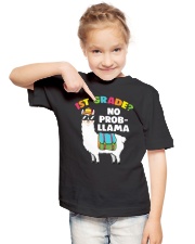 1st grade no prob-llama Youth T-Shirt lifestyle-youth-tshirt-front-2