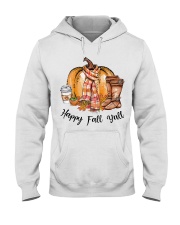 Happy fall y'all Hooded Sweatshirt tile