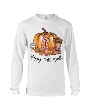 Happy fall y'all Long Sleeve Tee tile