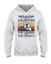 dad and daughter Hooded Sweatshirt tile