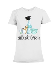 sorry about your graduation Premium Fit Ladies Tee tile