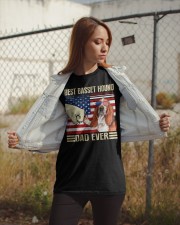 Best Basset Hound Dog Dad Ever Classic T-Shirt apparel-classic-tshirt-lifestyle-07