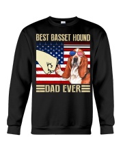 Best Basset Hound Dog Dad Ever Crewneck Sweatshirt tile