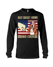 Best Basset Hound Dog Dad Ever Long Sleeve Tee tile