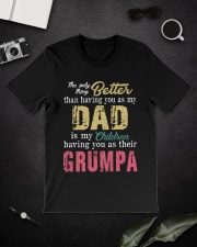 The only thing better than Dad Grumpa Classic T-Shirt lifestyle-mens-crewneck-front-16