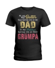 The only thing better than Dad Grumpa Ladies T-Shirt tile