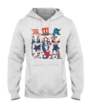 Gnome usa Hooded Sweatshirt tile