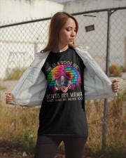 She is a good girl loves mama jesus america too Classic T-Shirt apparel-classic-tshirt-lifestyle-07
