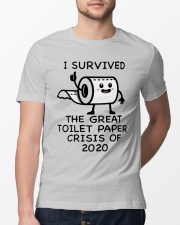 I survived the great Toilet paper crisis of 2020 Classic T-Shirt lifestyle-mens-crewneck-front-13