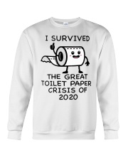 I survived the great Toilet paper crisis of 2020 Crewneck Sweatshirt tile