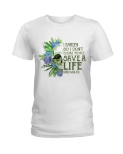 save a life Ladies T-Shirt tile