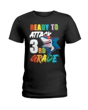 Ready To Attack 3rd Grade Ladies T-Shirt tile