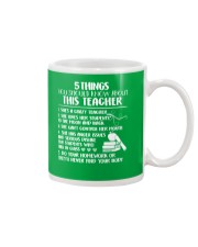 5 things you should know about this teacher Mug tile