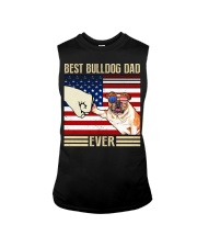 Best Bulldog Dog Dad Ever Sleeveless Tee tile