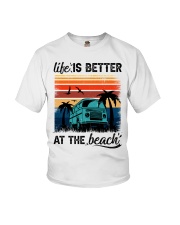 Life is better at the beach Youth T-Shirt tile
