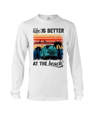 Life is better at the beach Long Sleeve Tee tile