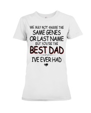 stepdad- father's day Premium Fit Ladies Tee tile