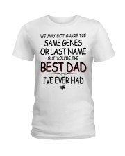 stepdad- father's day Ladies T-Shirt tile