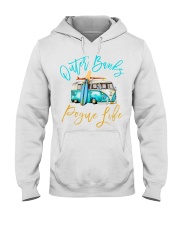 pugue life outer bank van car Hooded Sweatshirt tile