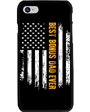 Best Bonus Dad Ever American Flag Phone Case tile