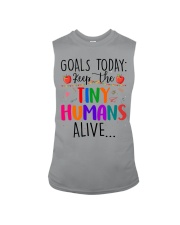 Goals Today Keep The Tiny Humans Alive Sleeveless Tee tile