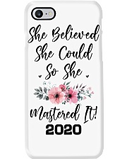 She Believed she could Phone Case tile
