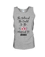 She Believed she could Unisex Tank tile