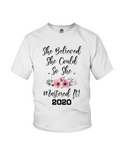 She Believed she could Youth T-Shirt tile