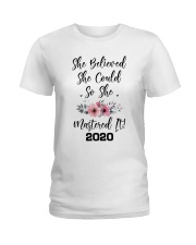 She Believed she could Ladies T-Shirt tile