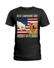 Best Labrador Dog Dad Ever Ladies T-Shirt tile