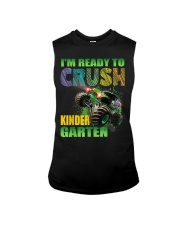 Kinder garten-truck-green Sleeveless Tee tile