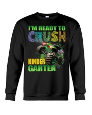 Kinder garten-truck-green Crewneck Sweatshirt tile