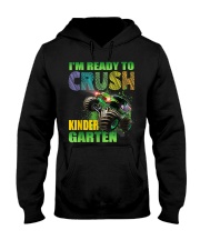 Kinder garten-truck-green Hooded Sweatshirt tile